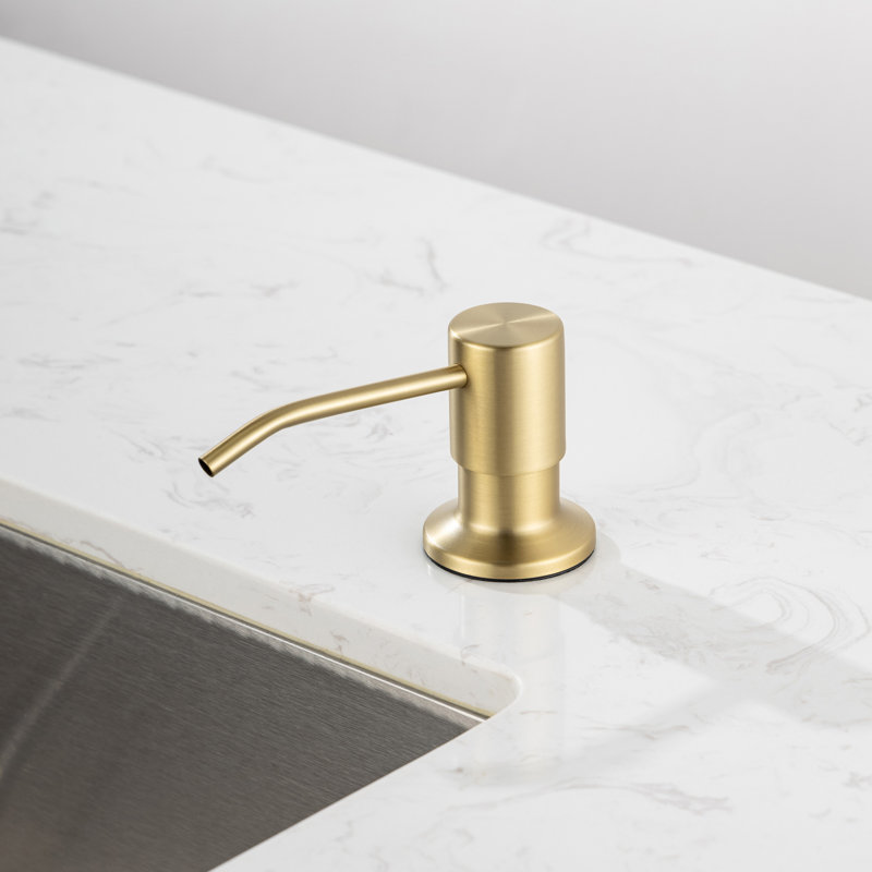 Soap Dispenser, Brushed Gold