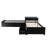 L-Shaped Platform Bed With Trundle And Drawers Linked With Built-In Desk-228327315