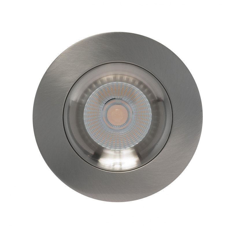 3.5" 3000K Remodel LED Recessed Lighting Kit, Brushed Nickel