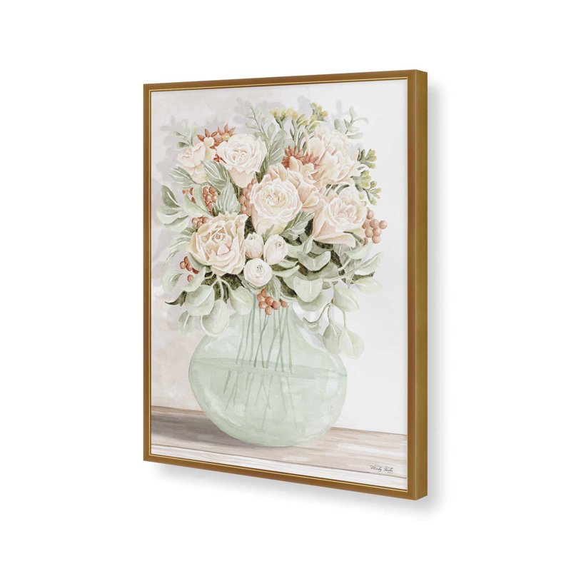 «Heaven Scent» par Cindy Jacobs, reproduction d'art, L 24 po x H 32 po, Doré, Impression encadrée
