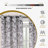 Finklea Floral Pattern Polyester Light Filtering/Room Darkening Rod Pocket Curtain Panels-270059476-270059481