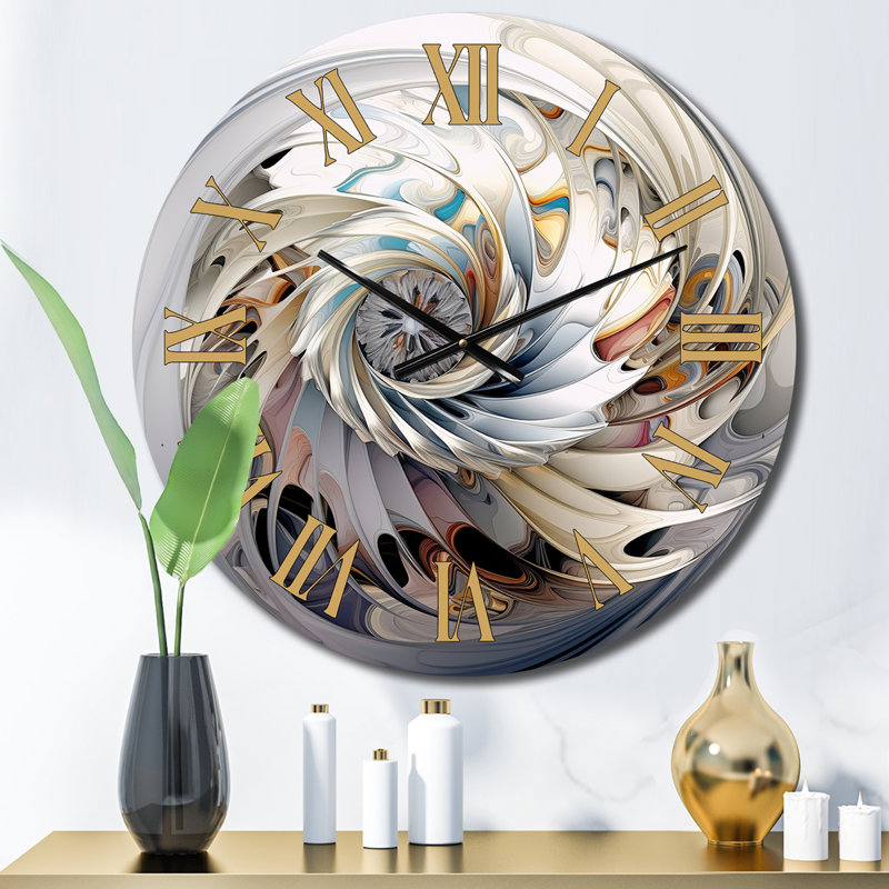 Horloge murale en métal, Moyenne