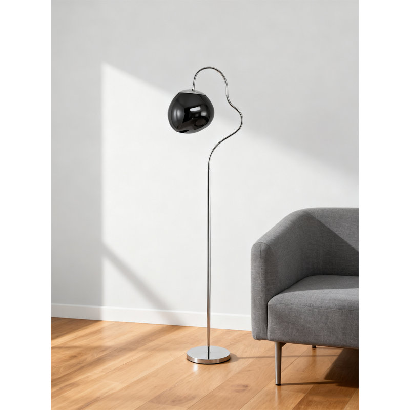 Bauhaus metal acrylic floor lamp