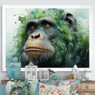 " Brown Orangutan In Rainforest III "