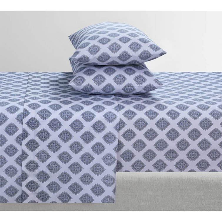 Feather & Stitch NY Ensemble de draps en percale 300 fils - Wayfair Canada
