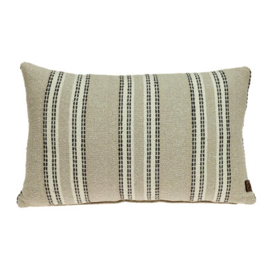 Parkland Collection Bliss Transitional Beige Throw Pillow