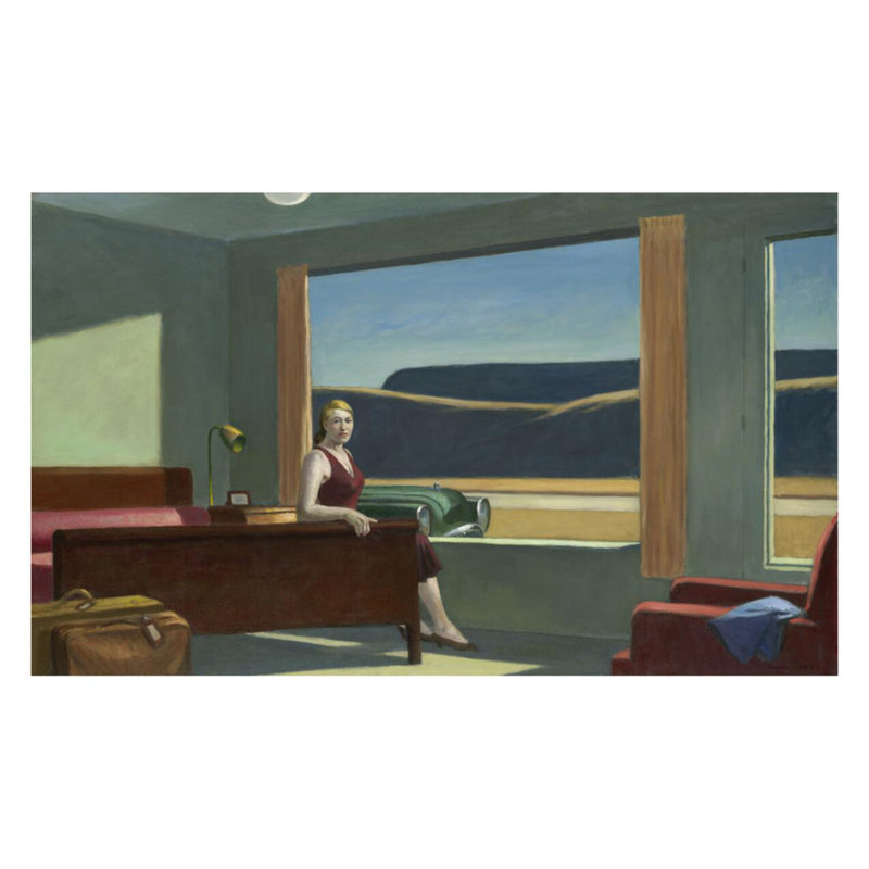 Western Western par Edward Hopper - Impression giclée, H 22 po x l 28 po