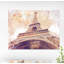 Paysage urbain «Paris Eiffel Tower Post card Design», impression-35061069-35061068
