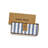 100% Pure Linen  Table Runner - Sorrento Stripe-124296842-124794086
