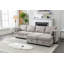 Canapé modulaire rembourré avec repose-pieds réversible Toxi-850920316