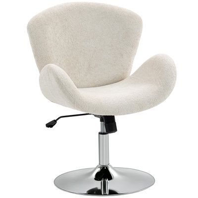 Chaise de bureau, chaise de bureau pivotante avec siège large, dossier papillon