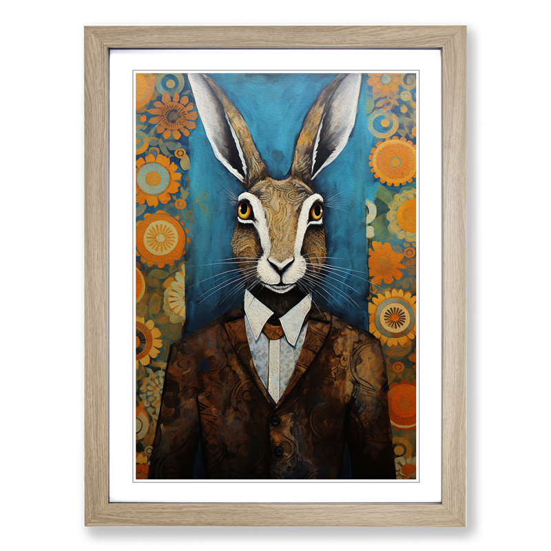 Hare Expressionism No.2 - Framed Print
