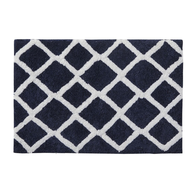 Tapis pour salle de bain Bittman, Marine, L 21 po x L 34 po
