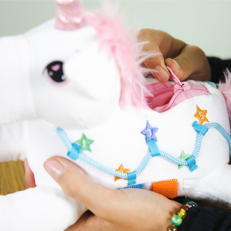 Jouet d'activité sensorielle Busy Bee - licorne