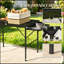 Table de patio portative, table sur pied, table d'extérieur pliable, table de camping, table à manger extensible, table de pique-nique
