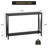 Console Table with Storage Shelf, Entryway Side Table with Metal Frame and Adjustable Legs