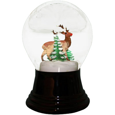 Boule à neige cerf