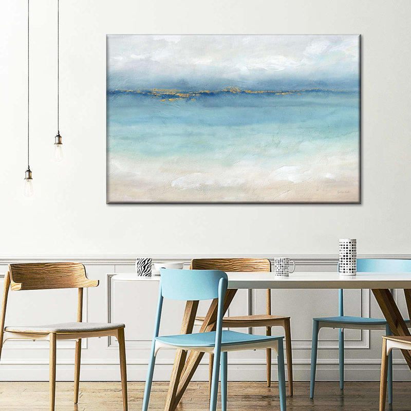 " Serene Sea Landscape ", 24" H x 36" W x 1.25" D