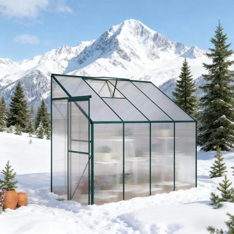 Ensemble de serre chaude en aluminium en aluminium L 99,5 po x l 50 po x H 86,5 po Greenhouse Greenhouse
