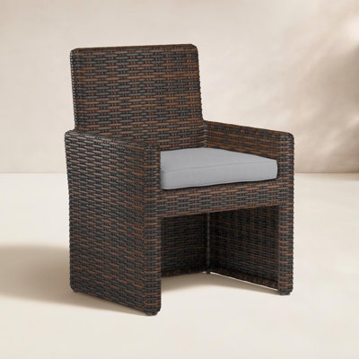 Naomie Patio Dining Chair with Sunbrella® Cushion