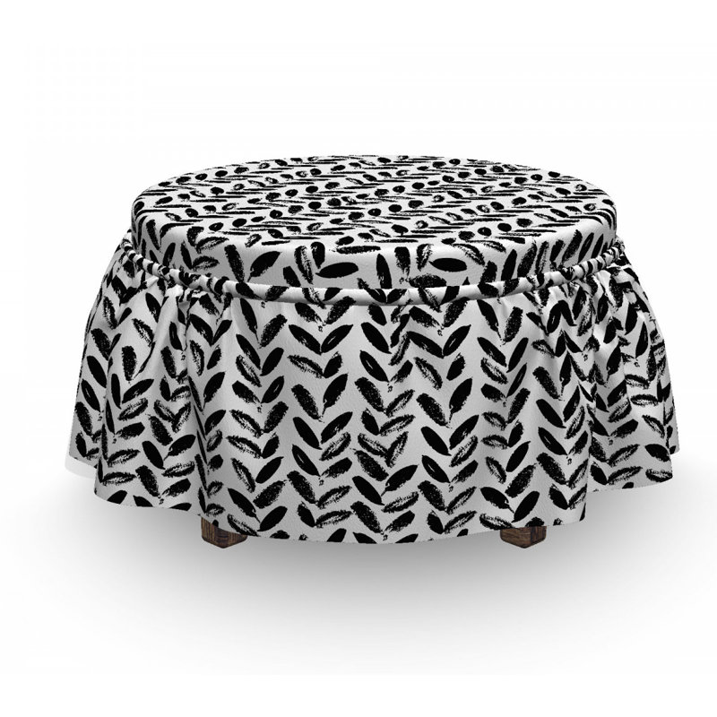 Housse pour repose-pieds paint motif