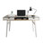 Compact Computer Desk with Multiple Storage