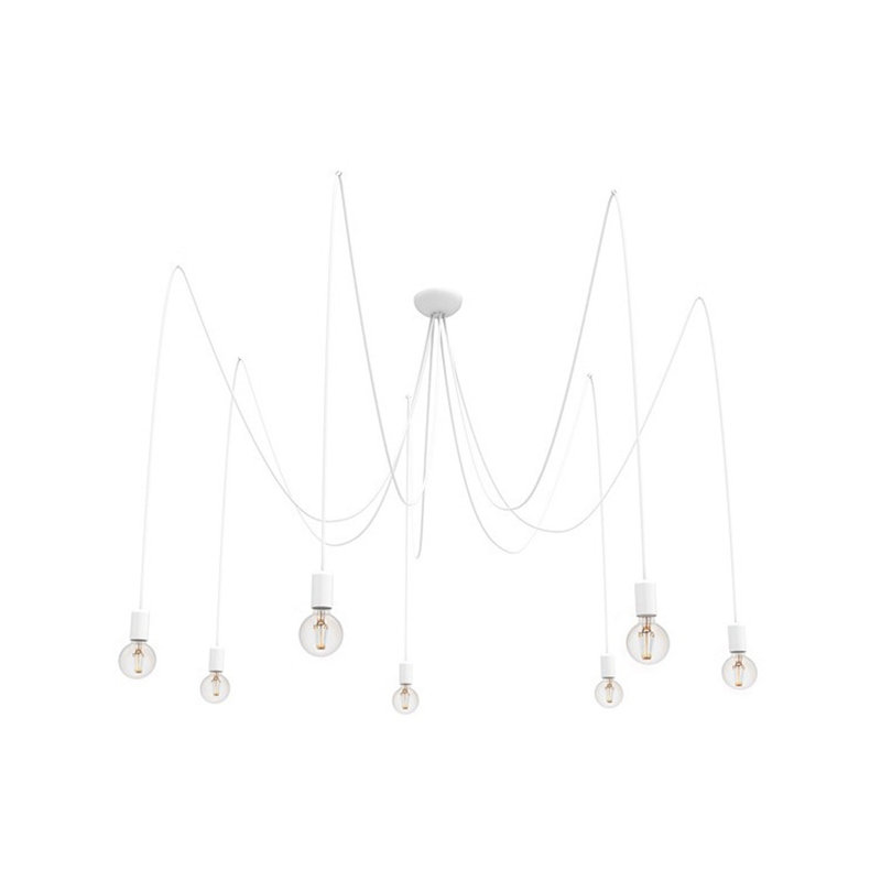 Brandenburg 7 - Light White Cluster Pendant