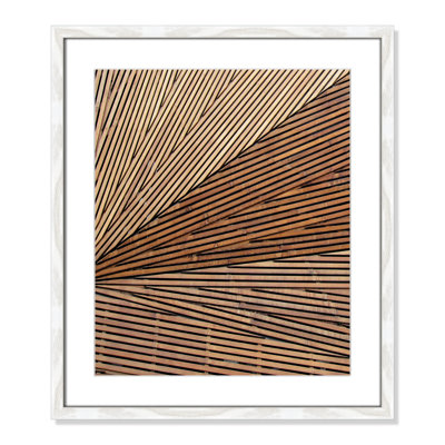 Fayette "Geometric Wood Panel 1" Print