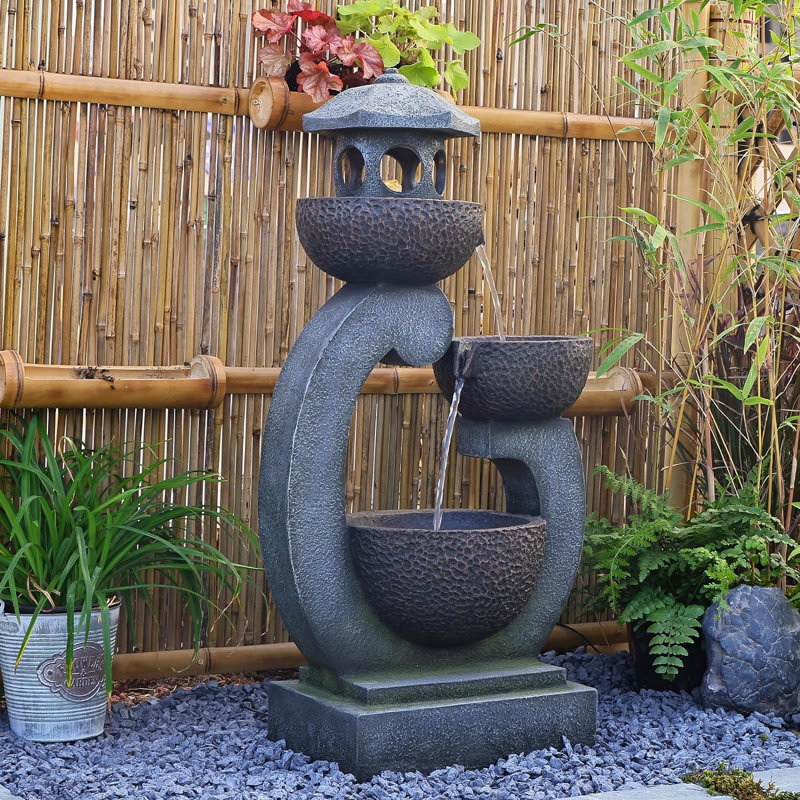 Wisley Handcrafted Weather Resistant Floor Fountain