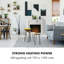 Klarstein 115cm W White Electric Fireplace