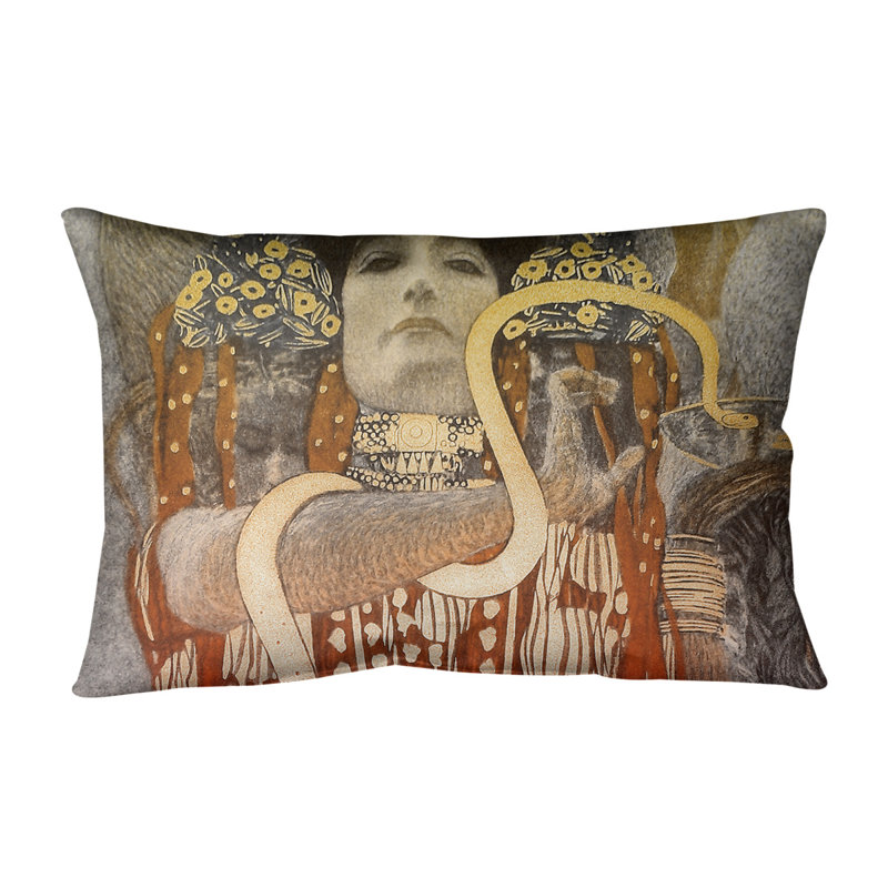 Coussin lombaire hygeia, Duvet synthétique, 14 po x 10 po, Orange
