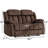 62'' Microsuede Manual Reclining Loveseat Sofa, 2-Seater Recliner Couch with Skin Friendly Upholstery-1903158373