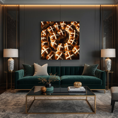 Art mural sur toile brun