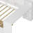 Wooden L-Shape Daybed With Seven Storage Cabinets And Two Storage Drawers, Multi-Functional Bed With Study Desk And Built-In Bookshelf, White-1661330365-1661330366