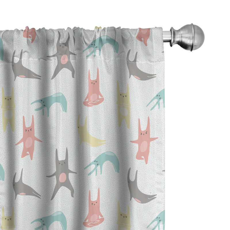 Panneau coulissant semi-diaphane avec passe-tringle Rabbit, 28 po x 84 po