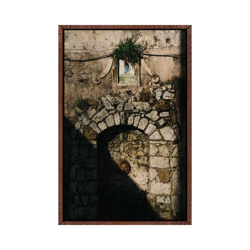 Positano VIII by Bethany Young - Print on Canvas, Classic Brown Wood Framed, 101.6cm H x 66.04cm W x 3.81cm D