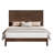 Dezera Solid Wood Platform Bed With 48.6'' Headboard-698257390-698257388