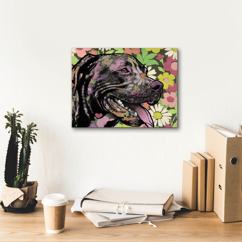 «Out There» par Dean Russo, art mural sur toile, H 12 po x l 16 po x P 0,75 po