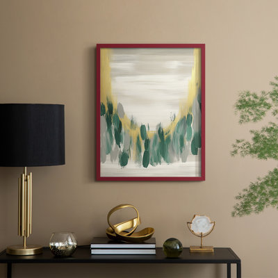 «Christmas Holiday Art» CCLIV, reproduction d'art encadrée - bois massif