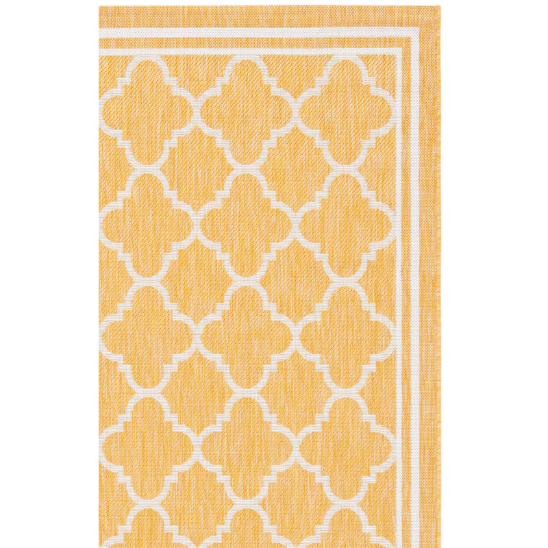 Tapis d'intérieur / extérieur à motif géométrique Almetta Performance, Rectangle 8 pi x 10 pi