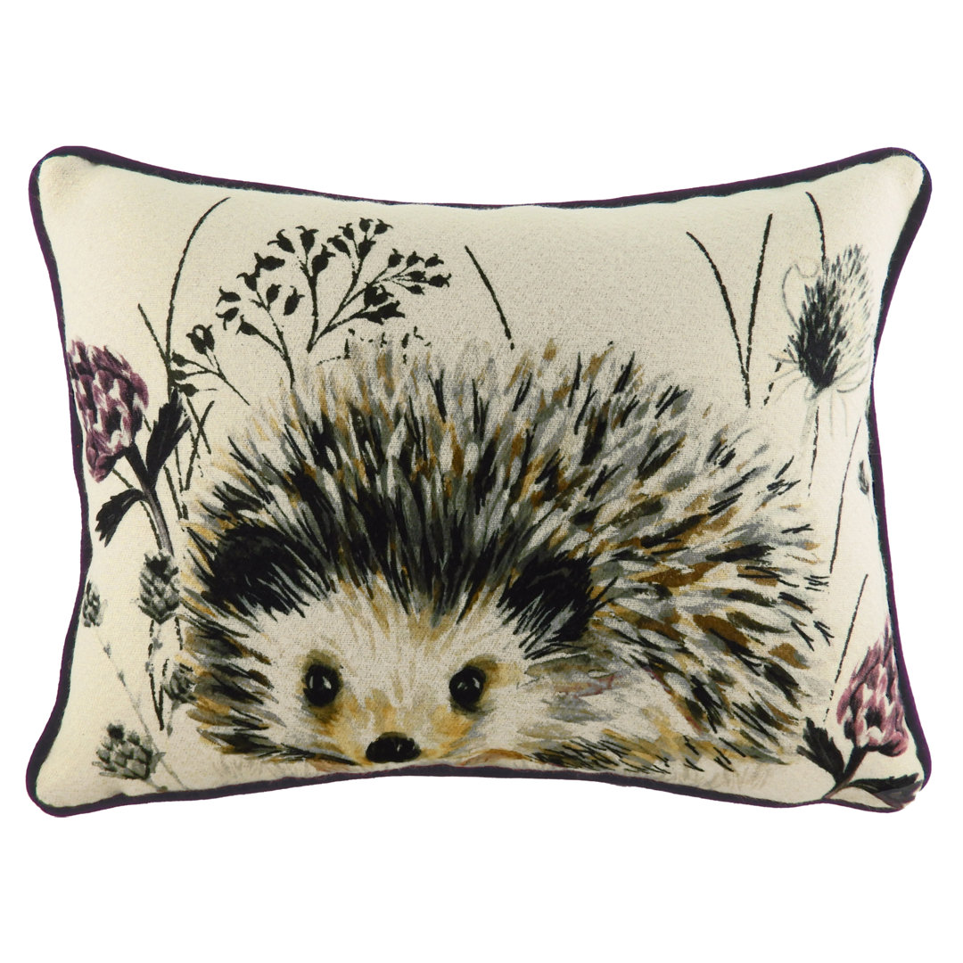 Elwood Hedgehog Cushion with Filling