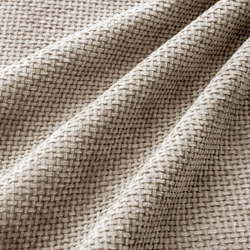 Set Of 4 20X20 Inch Khaki Chenille Throw Pillow Covers, Farmhouse Boho Accent For Sofa Or Bedroom, Khaki