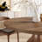 Dark Walnut Round Solid Wood Dining Table-1684991618