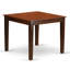 Ensemble de table de salle à manger 5 pièces pour 4 personnes comprenant une table de cuisine carrée et 4 chaises de salle à manger, acajou-857538852