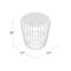 Osby 17'' Metal Outdoor Side Table-28217549