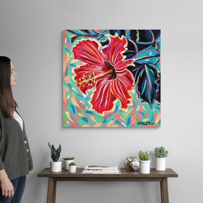 Hawaiian Beauty II, art mural sur toile, Toile tendue, H 30 po x l 30 po x P 1,25 po