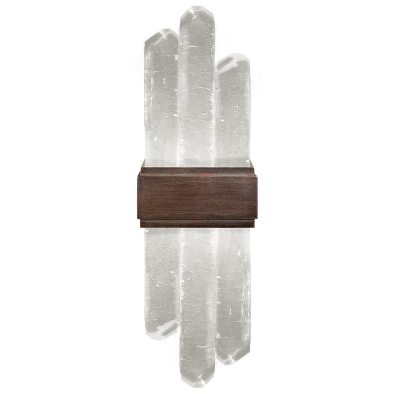 Lior 2 - Light Flush Mounted Sconce, 21" H x 5" W x 4" D, Bronze, 3000