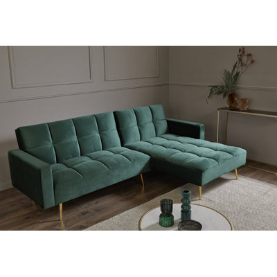Emerie Posh Corner 96.06" Upholstered Sectional by Mercer41