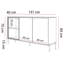 151 cm W Glass Sideboard