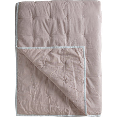 Kodeah Cotton Solid Colour Bedspread